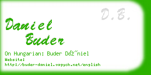 daniel buder business card